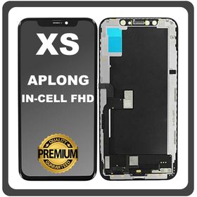HQ OEM Συμβατό Με Apple iPhone XS, iPhoneXS (A2097, A1920) APLONG InCell FHD LCD Display Screen Assembly Οθόνη + Touch Screen Digitizer Μηχανισμός Αφής Black Μαύρο (Premium A+) (Lifetime Warranty Για Συνεργατες B2B​)