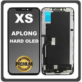 HQ OEM Συμβατό Με Apple iPhone XS, iPhoneXS (A2097, A1920) APLONG HARD OLED LCD Display Screen Assembly Οθόνη + Touch Screen Digitizer Μηχανισμός Αφής Black Μαύρο (Premium A+) (Lifetime Warranty Για Συνεργατες B2B​)