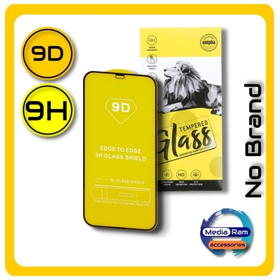 Tempered glass 9D Τζαμάκι Οθόνης For Samsung Galaxy A22 4G / A31 / A32 4G / A33 5G / M32 4G / Vivo V21 / V21 5G / V21s / V21 / V21 4G / Huawei Honor 9A black frame Μαύρο Περίγραμμα 9H