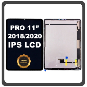 Γνήσια Original For Apple iPad Pro 11'' (2018) (A2013, A1934) / iPad Pro 11'' (2020) (A2068, A2230) IPS LCD Display Screen Assembly Οθόνη + Touch Screen Digitizer Μηχανισμός Αφής Space Gray Μαύρο