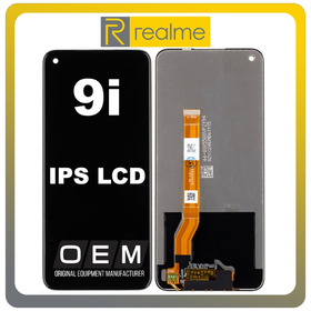 HQ OEM Συμβατό Με Realme 9i 4G (RMX3491) IPS LCD Display Screen Assembly Οθόνη + Touch Screen Digitizer Μηχανισμός Αφή Black Μαύρο (Premium A+​)