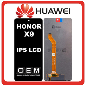 HQ OEM Συμβατό Με Huawei Honor X9 4G (ANY-LX2) IPS LCD Display Screen Assembly Οθόνη + Touch Screen Digitizer Μηχανισμός Αφής Black Μαύρο (Premium A+)