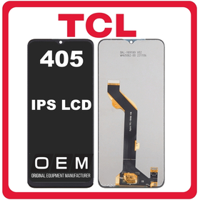 HQ OEM Συμβατό Με TCL 405 (T506D), IPS LCD Display Screen Assembly Οθόνη + Touch Screen Digitizer Μηχανισμός Αφής Space Dark Μαύρο (Premium A+)