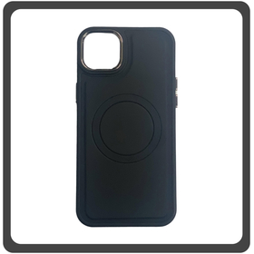 Θήκη Πλάτης - Back Cover, Silicone Σιλικόνη Liquid Magnetic Skin Protection Case Black Μαύρο For iPhone 11