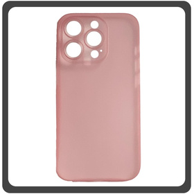 Θήκη Πλάτης - Back Cover, Silicone Σιλικόνη Ultra Thin Feather Case Pink Ροζ For iPhone 13 Pro Max
