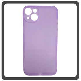 Θήκη Πλάτης - Back Cover, Silicone Σιλικόνη Ultra Thin Feather PP Case Purple Μωβ For iPhone 13 Mini