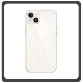 Θήκη Πλάτης - Back Cover, Silicone Σιλικόνη Fine Hole TPU Magnetic Case Transparent Διάφανο For iPhone 13