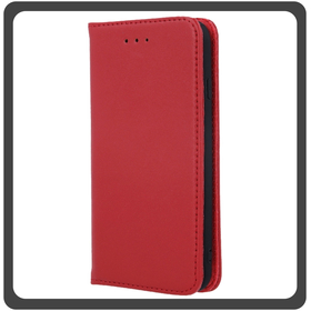 Θήκη Book, Leather Δερματίνη Print Wallet Case Red Κόκκινο For iPhone 12 Mini