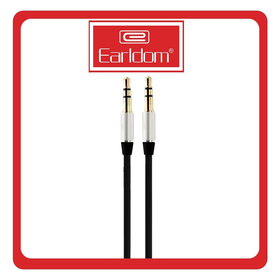 Earldom Καλώδιο TRRS 3.5mm Male - 3.5mm Male 1m (ET-AUX15) Black Μαύρο