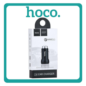 Hoco Car Charger Φορτιστής Αυτοκινήτου Black Μαύρο Z4 Συνολικής Έντασης 2A Γρήγορης Φόρτισης Με Μία Θύρα USB