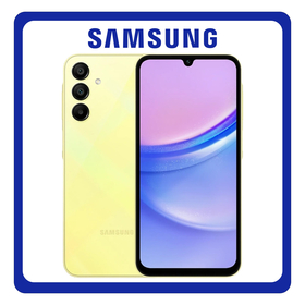 Samsung Galaxy A15 4G Dual SIM (4GB/128GB), Brand New Smartphone Mobile Phone Κινητό Yellow Κίτρινο