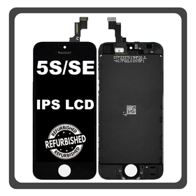 iPhone 5s (A1453, A1457), iPhone SE 2016 (A1662, A1723) IPS LCD APLONG Standard Version LCD Display Screen Assembly Οθόνη + Touch Screen Digitizer Μηχανισμός Αφής Black Μαύρο (Ref By Apple) (Lifetime Warranty Για Συνεργάτες B2B​)