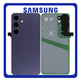 Γνήσια Original Samsung Galaxy S24 5G (SM-S921B, SM-S921B/DS) Rear Back Battery Cover + Camera Lens Πίσω Κάλυμμα Καπάκι Πλάτη Μπαταρίας + Τζαμάκι Κάμερας Cobalt Violet Βιολετί GH82-33101C (Service Pack By Samsung)