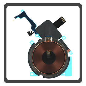HQ OEM Συμβατό Με Apple iPhone 15 Pro Max, iPhone 15 ProMax (A2849, A3105) Wireless Charging Coil + Power Button On/Off + Volume Flex Cable Ασύρματος Φορτιστής Καλωδιοταινία Έντασης Ήχου + Switch Key (Premium A+)