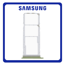 Γνήσια Original Samsung Galaxy A05s 4G (SM-A057F, SM-A057F/DS) SIM Card Tray + Micro SD Tray Slot Υποδοχέας Βάση Θήκη Κάρτας SIM Light Green Πράσινο GH81-24405A (Service Pack By Samsung)