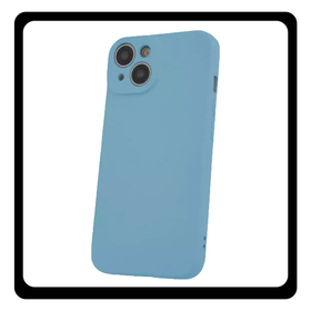 Θήκη Πλάτης - Back Cover, Silicone Σιλικόνη Blue Μπλε iPhone 15