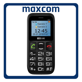 MaxCom MM426 SE Dual SIM, Brand New Feature Mobile Phone Κινητό με Μεγάλα Κουμπιά Black Μαύρο