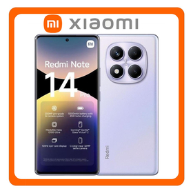 Xiaomi Redmi Note 14 Pro 4G Dual SIM (8GB/256GB), Brand New Smartphone Mobile Phone Κινητό Aurora Purple Μωβ