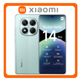 Xiaomi Redmi Note 14 Pro 5G Dual SIM (8GB/256GB), Brand New Smartphone Mobile Phone Κινητό Coral Green Πράσινο