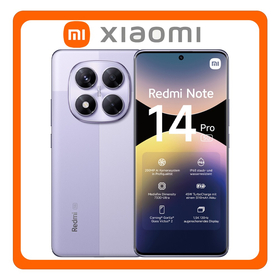 Xiaomi Redmi Note 14 Pro 5G Dual SIM (8GB/256GB), Brand New Smartphone Mobile Phone Κινητό Lavender Purple Μωβ