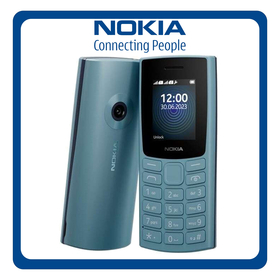 Nokia 110 (2023) Dual SIM, Brand New Feature Mobile Phone Κινητό με Μεγάλα Κουμπιά Blue Μπλε