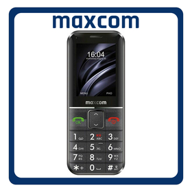 MaxCom MM735 Single SIM, Brand New Feature Mobile Phone Κινητό με Κουμπιά + Ασύρματο Βραχιόλι Black Μαύρο