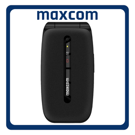 MaxCom Comfort MM828 Single SIM, Brand New Feature Mobile Phone Κινητό με Κουμπιά Black Μαύρο