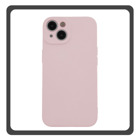 Θήκη Πλάτης - Back Cover, Silicone Σιλικόνη Rose Pink Ροζ iPhone 15