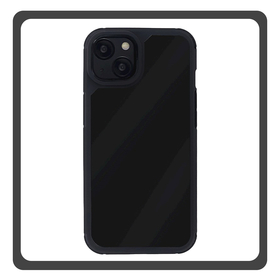 Θήκη Πλάτης - Back Cover, Silicone Σιλικόνη Black Μαύρο Color Shock Case iPhone 15
