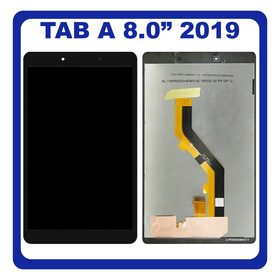 OEM HQ Samsung Galaxy Tab A 8.0 2019 8" Wi-Fi (SM-T290) TFT LCD Display Assembly Screen Οθόνη + Touch Screen Digitizer Μηχανισμός Αφής Black Μαύρο (Premium A+)