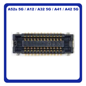 Γνήσια Original Samsung Galaxy A52s 5G (SM-A528B), A12 (SM-A125F/DSN), Tab S6 Lite (SM-P610N, A41 (SM-A415F/DSN), A42 5G (SM-A426B) Header Board To Board Board Connector / BTB Socket 2x12 Pin Κονέκτορας Πλακέτας 3710-003874 (Service Pack By Samsung)
