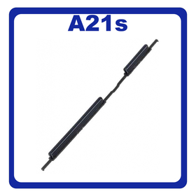 Original Γνήσιο Samsung Galaxy A21s 2020 A217 (A217F, A217F/DS, A217F/DSN, A217M, A217M/DS, A217N) On/Off Power Button + Volume External Side Key Πλήκτρα Εκκίνησης + Έντασης Ήχου Black Μαύρο GH98-45390A (Service Pack By Samsung)