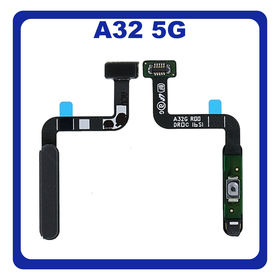 Γνήσια Original Samsung Galaxy A32 5G, A 32 5G (SM-A326B, SM-A326B/DS) Fingerprint Flex Sensor Αισθητήρας Δακτυλικού Αποτυπώματος Awesome Black Μαύρο GH96-14184A (Service Pack By Samsung)