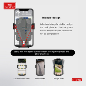 Universal Βάση Στήριξης Ποδηλάτου για Κινητό Earldom et-Eh122, Μαυρο - 17903