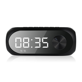 Speaker Kisonli lp-2s, Bluetooth, Clock, sd, fm, Aux, Rgb, Black - 22280