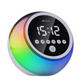 Ηχείο Kisonli Q6c, Bluetooth, sd, fm, Rgb, Ασπρο - 22283