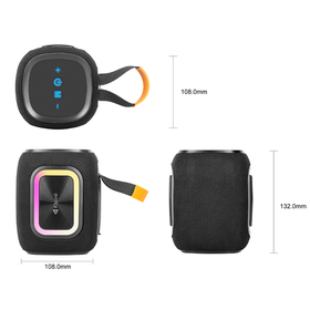 Ηχεἰο Kisonli Q25, Bluetooth, Usb, sd, fm, Rgb, Διαφορετικα Χρωματα - 22286