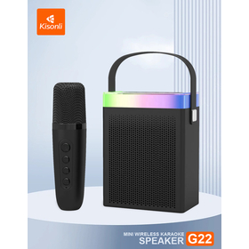 Ηχεἰο Kisonli G22, Karaoke, Bluetooth, Usb, sd, Aux, Rgb, Different Color - 22297
