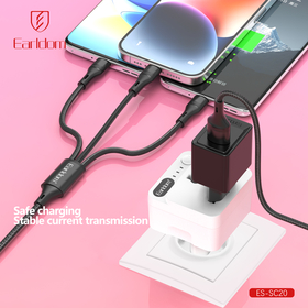 Αντάπτορας Earldom es-Sc20, Timer, Uk/us to eu Schuko, 250v, Λευκό - 40522