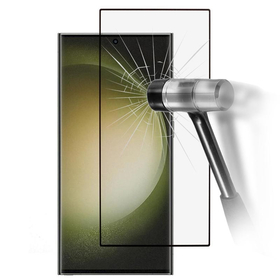 Tempered Glass Detech, for Samsung Galaxy s25 Ultra, 3d Full Glue, 0.3mm, Black - 52758