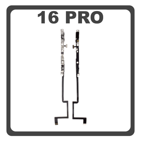 HQ OEM Συμβατό Με Apple iPhone 16 Pro, iPhone 16 Pro (A3293, A3083) Power Button Flex Cable Καλωδιοταινία Πλήκτρων Εκκίνησης (Premum A+)