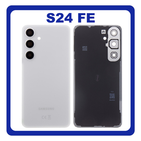 Γνήσια Original Samsung Galaxy S24 FE (SM-S721B, SM-S721B/DS) Rear Back Battery Cover Πίσω Καπάκι Πλάτη Μπαταρίας Gray Γκρι GH82-35832B (Service Pack By Samsung)