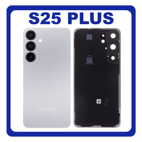 Γνήσια Original Samsung Galaxy S25+, S25 Plus (SM-S936B, SM-S936B/DS) Rear Back Battery Cover Πίσω Καπάκι Πλάτη Μπαταρίας Silver Shadow Ασημί GH82-36350A (Service Pack By Samsung)