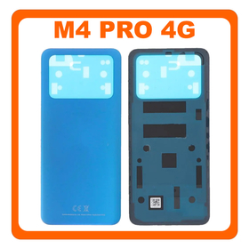 Γνήσια Original Xiaomi Poco M4 PRO 4G (MZB0B5VIN, 2201117PI) Rear Back Battery Cover Πίσω Κάλυμμα Καπάκι Πλάτη Μπαταρίας Blue Μπλε 55050001V89T (Service Pack By Xiaomi)