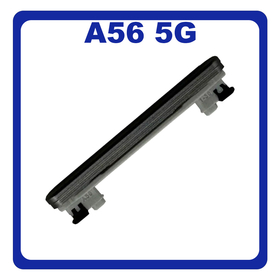 Γνήσια Original Samsung Galaxy A56 5G (SM-A566V, SM-A566B) Volume Button External Side Keys Πλαϊνό Πλήκτρο Κουμπί Ρύθμισης Έντασης Ήχου Awesome Graphite Γκρι GH98-49944A (Service Pack By Samsung)