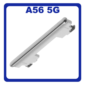 Γνήσια Original Samsung Galaxy A56 5G (SM-A566V, SM-A566B) Volume Button External Side Keys Πλαϊνό Πλήκτρο Κουμπί Ρύθμισης Έντασης Ήχου Awesome Light Grey Γκρι GH98-49944B (Service Pack By Samsung)