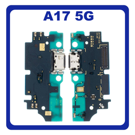 Γνήσια Original Samsung Galaxy A17 5G (SM-A176B, SM-A176B/DS) USB Type-C Charging Dock Connector Flex Sub Board, Καλωδιοταινία Υπό Πλακέτα Φόρτισης + Microphone Μικρόφωνο GH96-20346A (Service Pack By Samsung)
