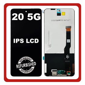 New Refurbished TCL 20 5G (T781, T781K, T781H), IPS LCD Display Screen Assembly Οθόνη + Touch Screen Digitizer Μηχανισμός Αφής Black Μαύρο (Premium A+)