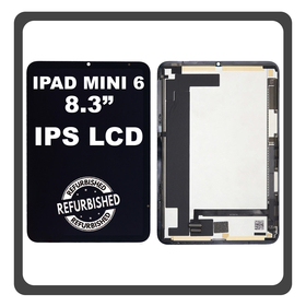 iPad Mini (2021), Ipad Mini 6 (2021) (A2568) Liquid Retina IPS LCD Display Screen Assembly Οθόνη + Touch Screen Digitizer Μηχανισμός Αφής Space Gray Μαύρο (Ref By Apple)