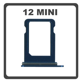 Original for Apple iPhone 12 Mini , iPhone12 Mini (A2399, A2176, A2398, A2400, A2399) SIM Card Tray Blue Μπλε Pulled